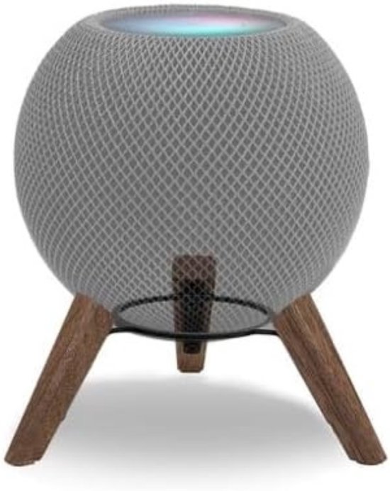 Verstelbare Metalen Standaard voor HomePod 2, Stabiele Bureauhouder, Verliesloze Geluidskwaliteit (SILVER