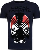 Wolverine - Flockprint T-shirt - Navy