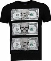Beter Have My Money - Rhinestone T-shirt - Zwart