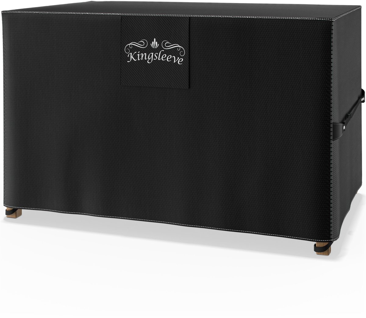 Kingsleeve Beschermhoes Tuinmeubelen – 125x125x74cm Waterdicht – Zwart