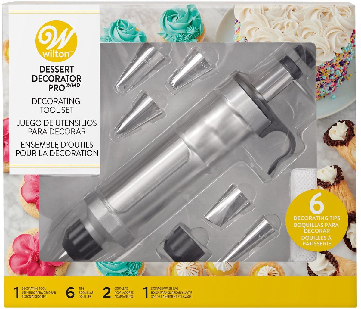 Wilton Decorator Pro Dessert Decorating Tool Set/10