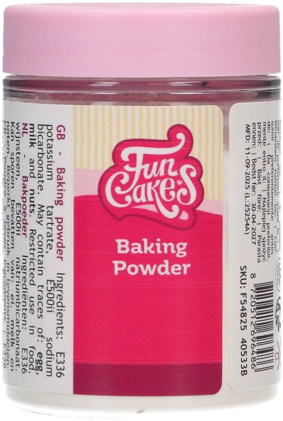 FunCakes Bakpoeder - 80g - Rijsmiddel voor Koekjes en Cakes