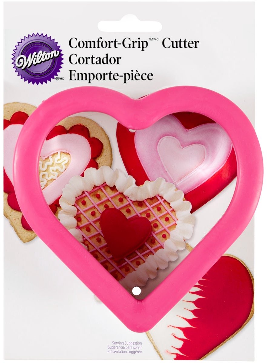 Wilton Uitsteekvorm - Koekvormpjes - Hoge Rand - RVS - Hart - 10x10x4,3 cm