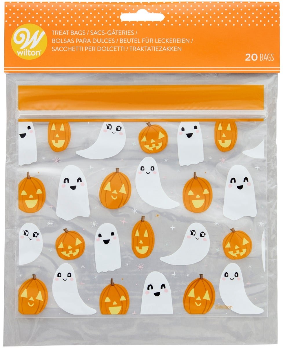 Wilton Traktatie Zakjes - 20 Stuks - Halloween Spoken - Snoepzakjes
