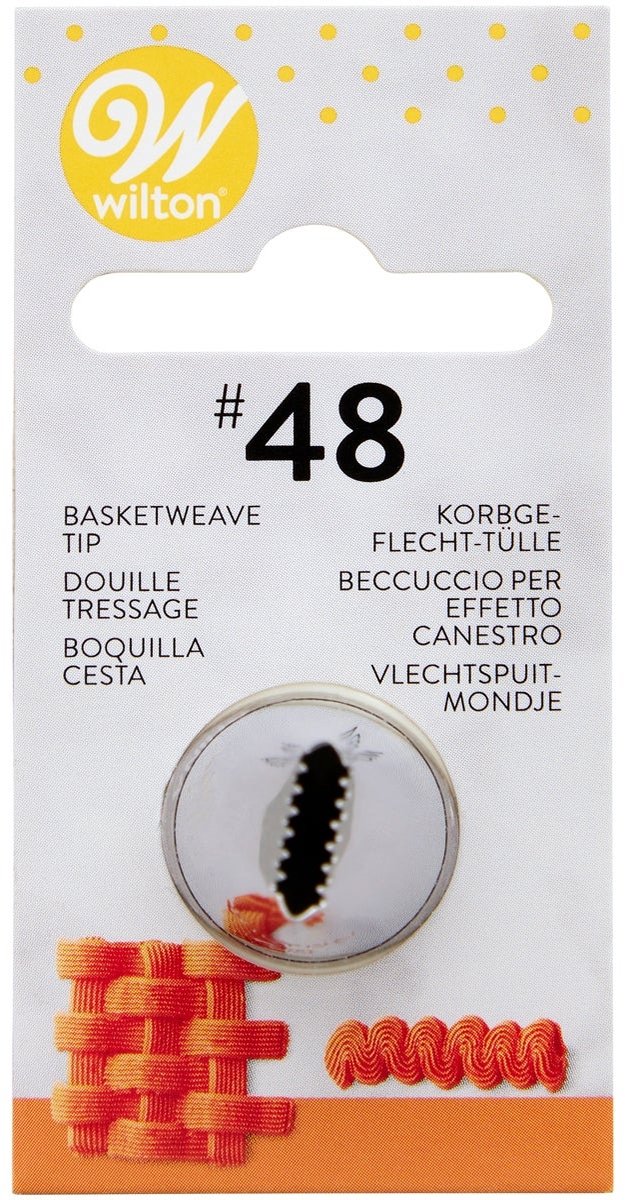 Wilton Spuitmondje - #048 Basketweave - Garneerspuit voor Taartdecoratie