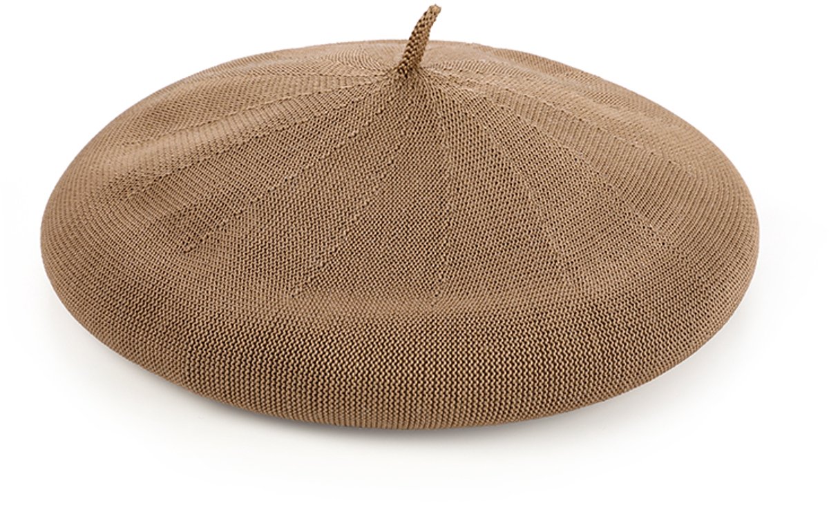 Baret Braided Summer - Camel - Dames - One Size - Hoofdmode