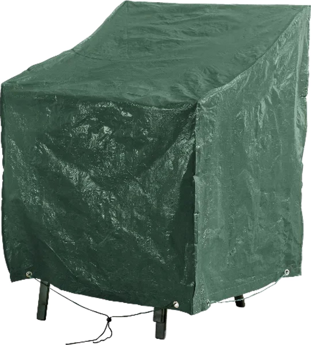 livarno Home Hoes voor Tuinmeubelen - Hoes voor stapelstoelen - ca. 76/110 x 91 x 80cm groen