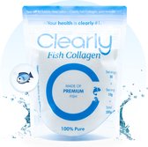 Clearly Viscollageen Poeder – 100% Puur Collageen – Neutrale Smaak & Goed Oplosbaar – Voor Huid, Haar, Nagels – 300 g (30 Porties)