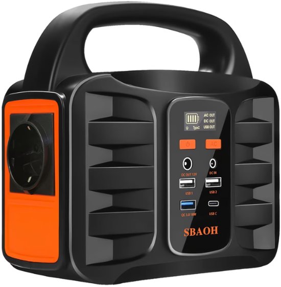 Fossibot - 2048 Wh Stroomgenerator - Draagbaar Energiestation Voor Thuis En Op De Camping - 2400 W