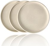 YA JU Keramische borden, set van 4, hoofdgerecht voor steak, brood, risotto, pasta, voorgerecht, magnetron, oven en vaatwasserbestendig, krasbestendig (bruine ronde platte bord YA JU Keramische borden, set van 4, hoofdgerecht voor steak, brood, risotto, pasta, voorgerecht, magnetron, oven en vaatwasserbestendig, krasbestendig (bruine ronde platte bord