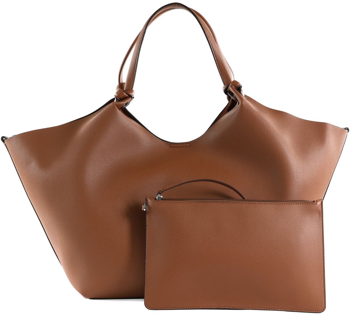 DKNY handtas schoudertas Paula Tote Bag Saddle1 Lichtbruin
