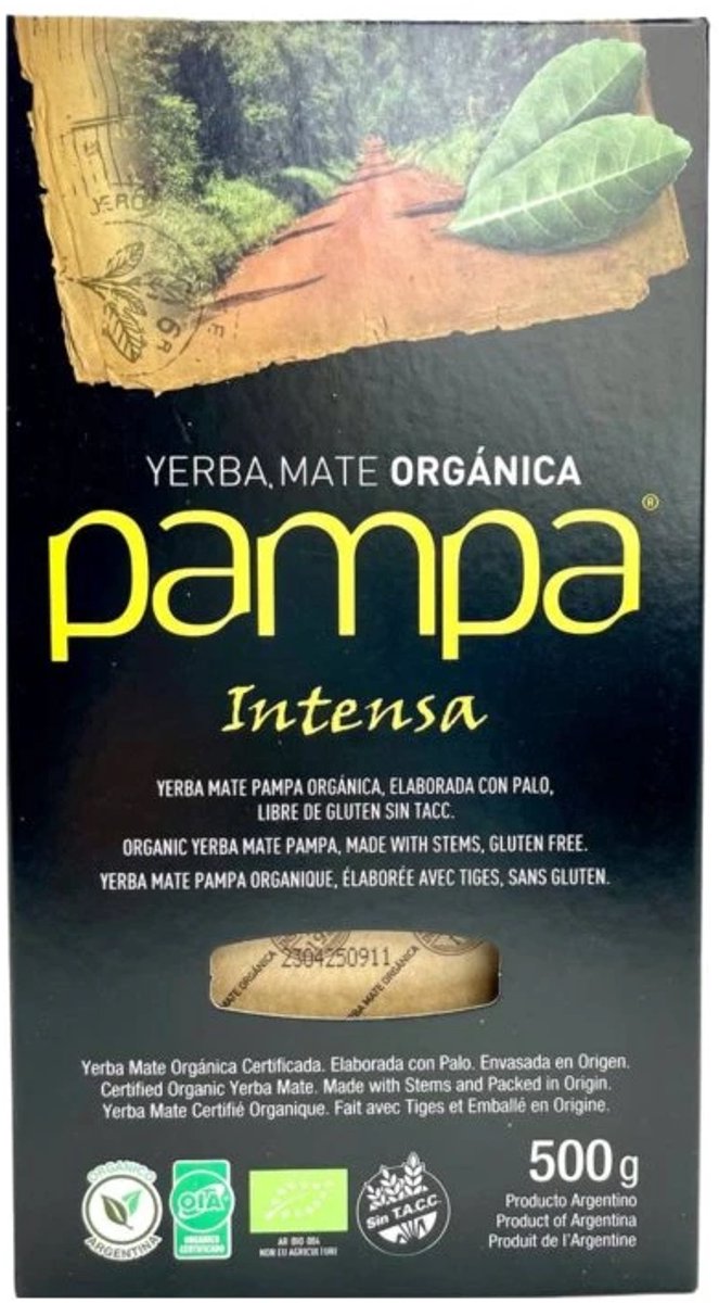 Pampa Organica Intenso - Biologische Yerba Mate - Krachtige Mate Thee - 500 gram