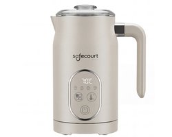 Safecourt kitchen Elektrische Melkopschuimer 350ml Beige