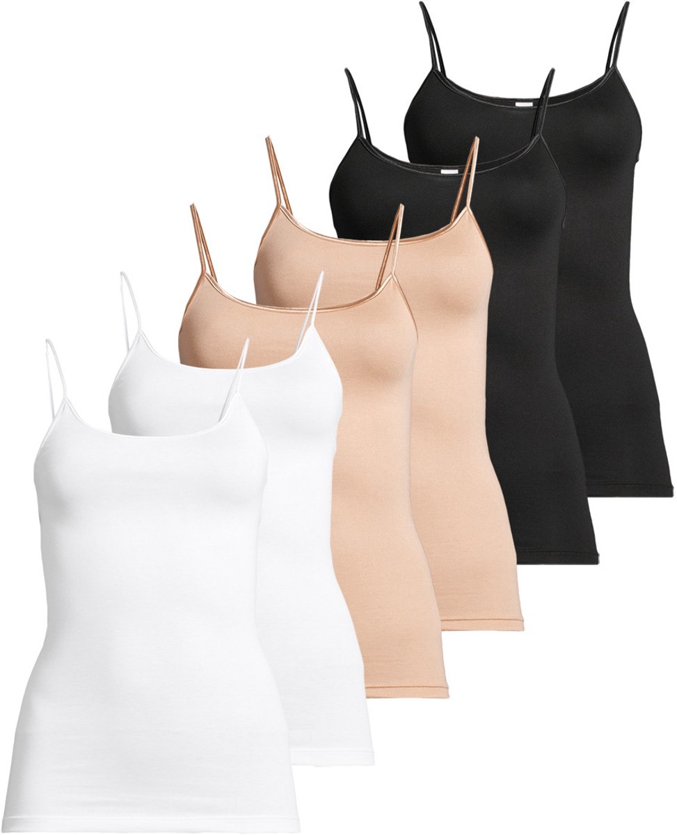 Conta Dames spaghettitop 6 pack Modal
