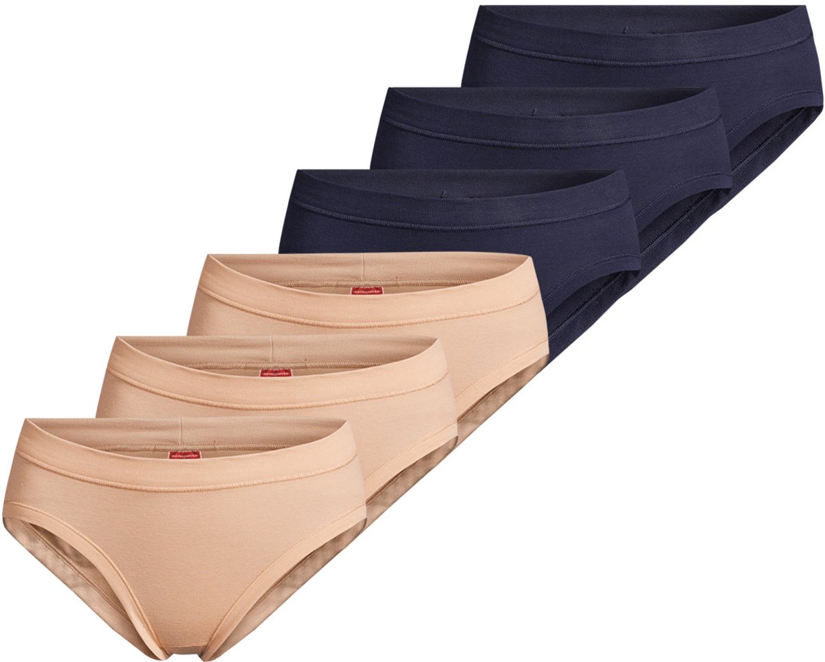Conta Dames hipster slip 6 pack fijnrib