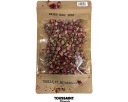 Rozenknoppen - Rosa Damascena - 100% Natuurlijk - Biologisch - Gedroogde Rozenbloemen - Rose Buds - Cafeïnevrije kruidenthee - 50 gram - Gratis Verzending!