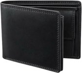 THL Design - Leren Portemonnee Heren - Portefeuille Heren - Billfold - RFID Bescherming - Nappa Leer - Zwart
