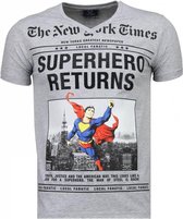 SuperHero Returns - T-shirt - Grijs