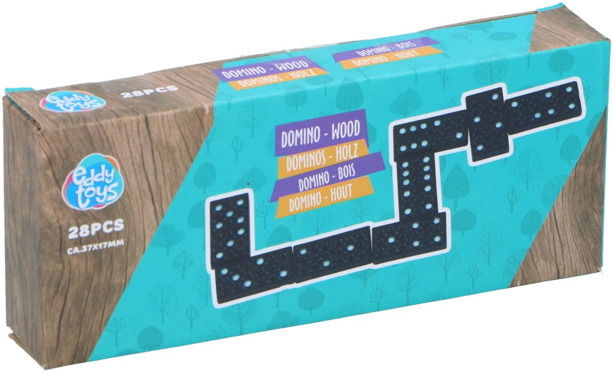 Houten domino, 28 stenen