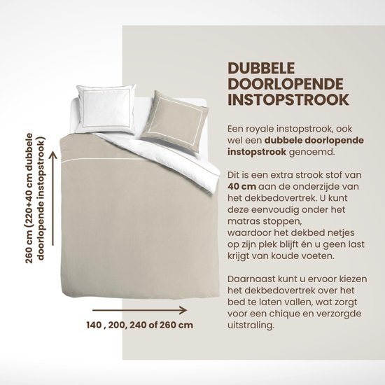 Katoen égyptien - Zwart Taille : 1 personne (140x200/220 cm + 2 taies d'oreiller) (Dreamers Den)