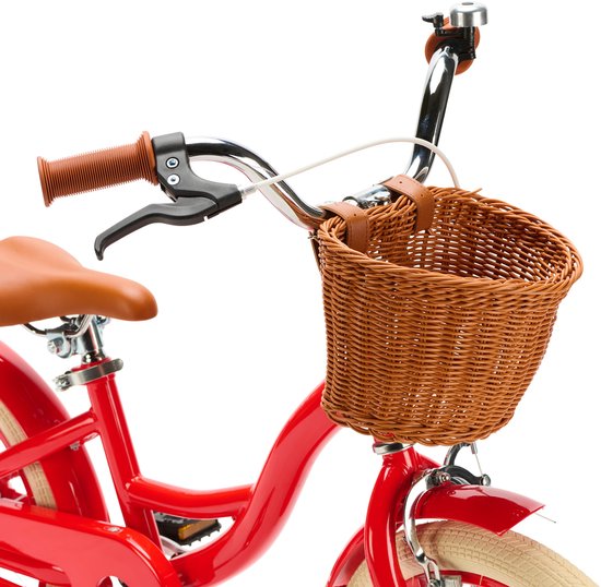Generation Blanco 16 inch Rood - Kinderfiets met Mandje van Popal — afbeelding 5
