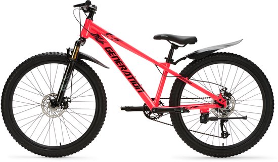 Generation X8 Mountainbike 26 inch - Roze met Spatborden van Generation — afbeelding 2