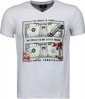 Scarface Dollar - T-shirt - Wit