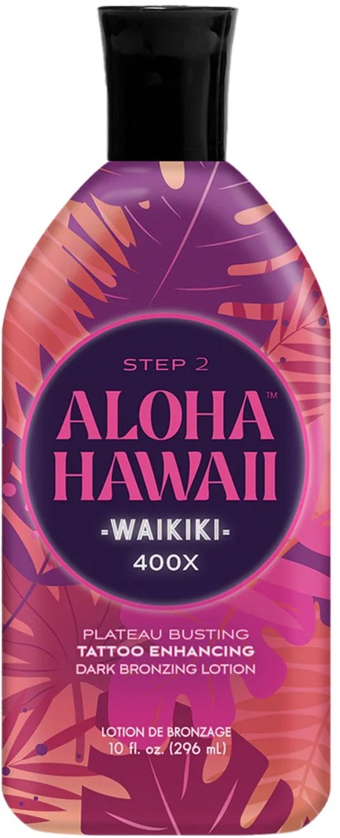 Brown Sugar ALOHA HAWAII Waikiki - Zonnebankcreme - 400X - Bronzer - Tattoo Enhancing