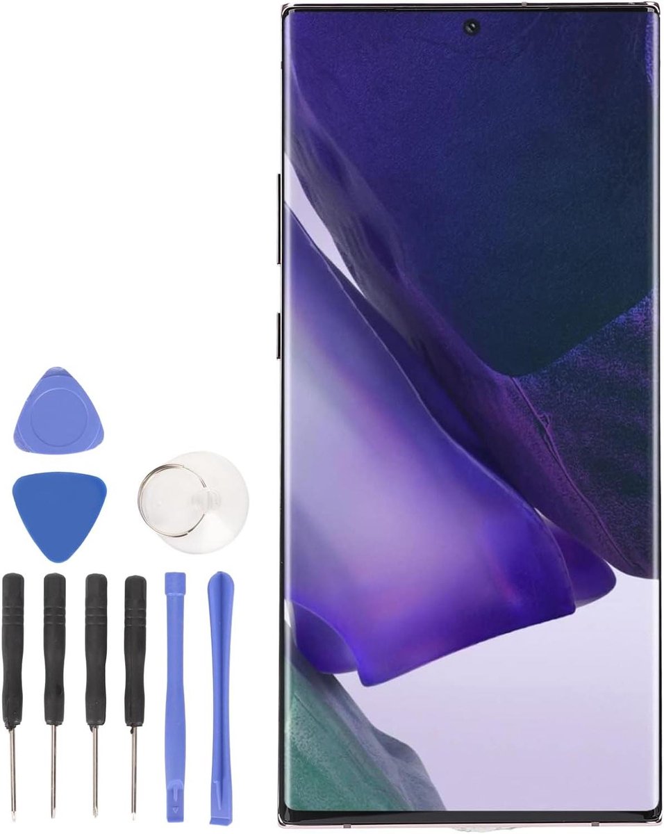 6.8 Inch Display met Frame voor SM N986 en SM N985 - 1440 x 3088 Resolutie - Rosé Goud