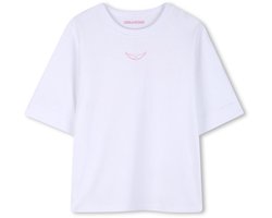 Zadig & Voltaire X60534 Tops & T-shirts Meisjes - Shirt - Gebroken wit - Maat 164