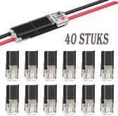 Lasklemmen Set - Kabelverbinders - Snelverbinders voor Draad - 40 Stuks