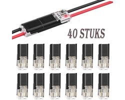 Lasklemmen Set - Kabelverbinders - Snelverbinders voor Draad - 40 Stuks