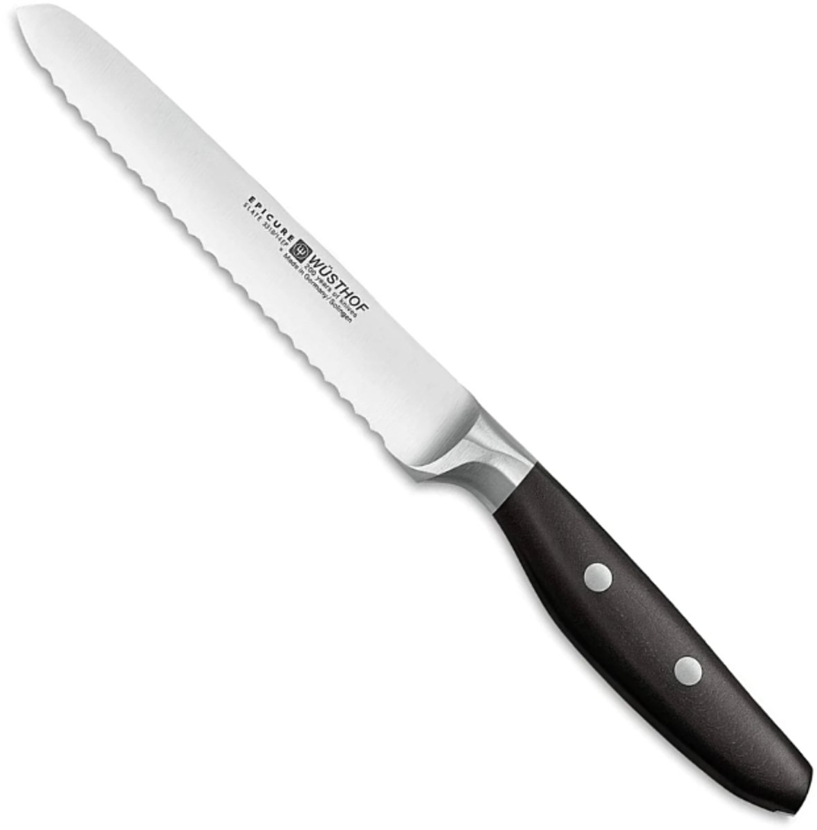 Wüsthof broodmes Epicure Slate 14 cm gekarteld