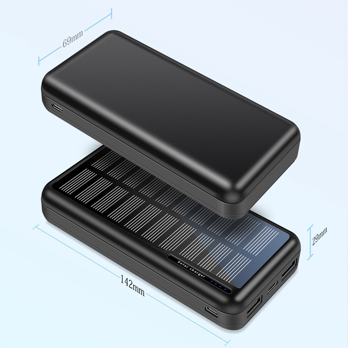 Musson Powerbank 20000mAh Zonne-energie Outdoor - afbeelding 2