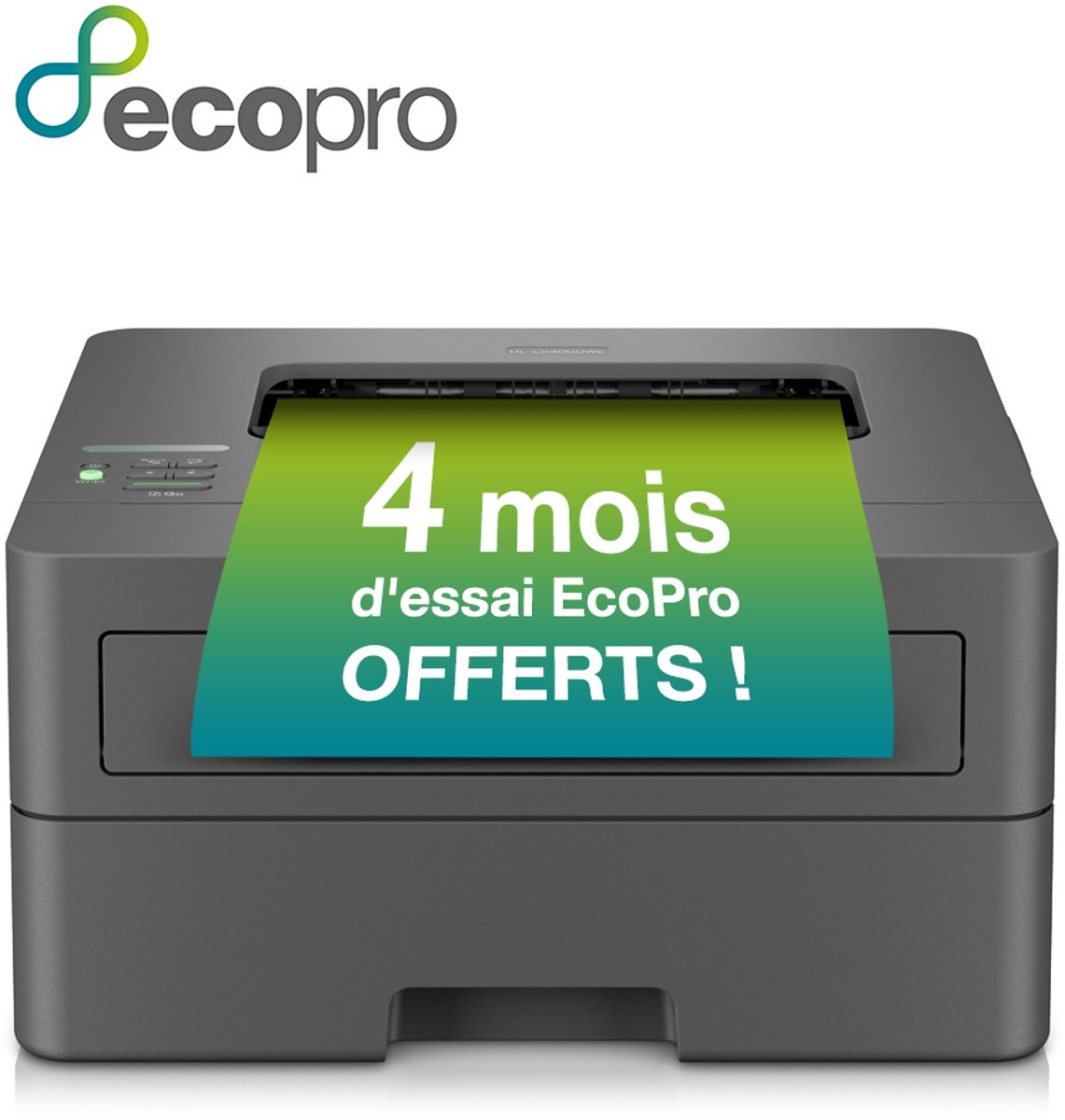 Brother HL-L2400DWE - Laserprinter - Zwart-Wit Printer — afbeelding 2