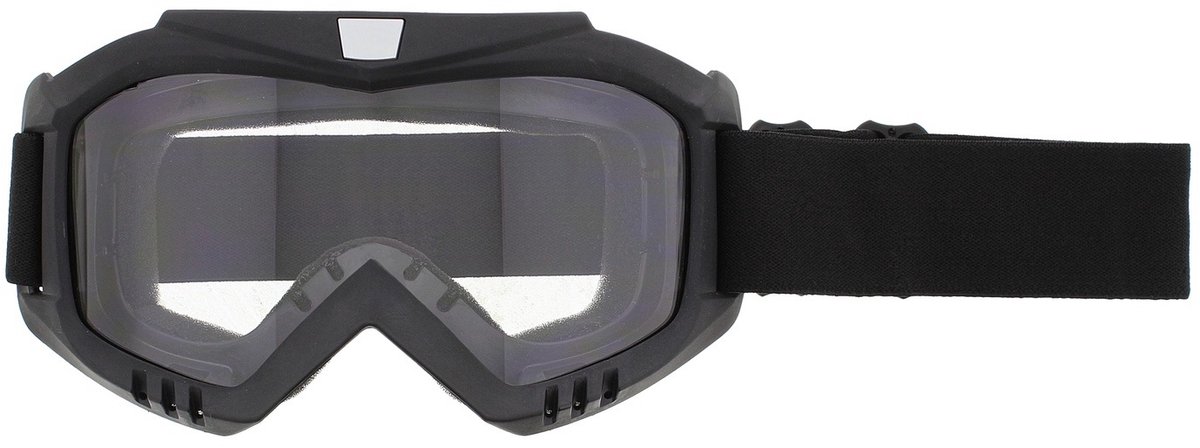 Aplus Crossbril zwart met helder lens