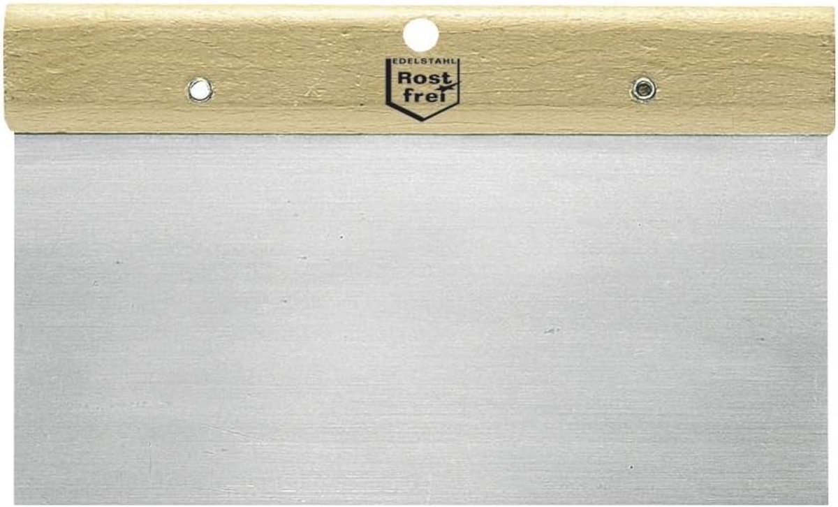 Japanse Spatel Roestvrij Staal met Houten Handvat 160 mm Breedte