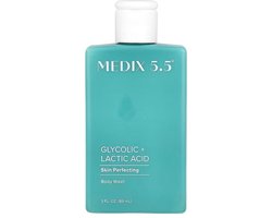 Medix 5.5 Exfoliating Body Wash – Glycolic & Lactic Acid (AHA)| Foaming Body & Face Cleanser, Travel size, 89ml