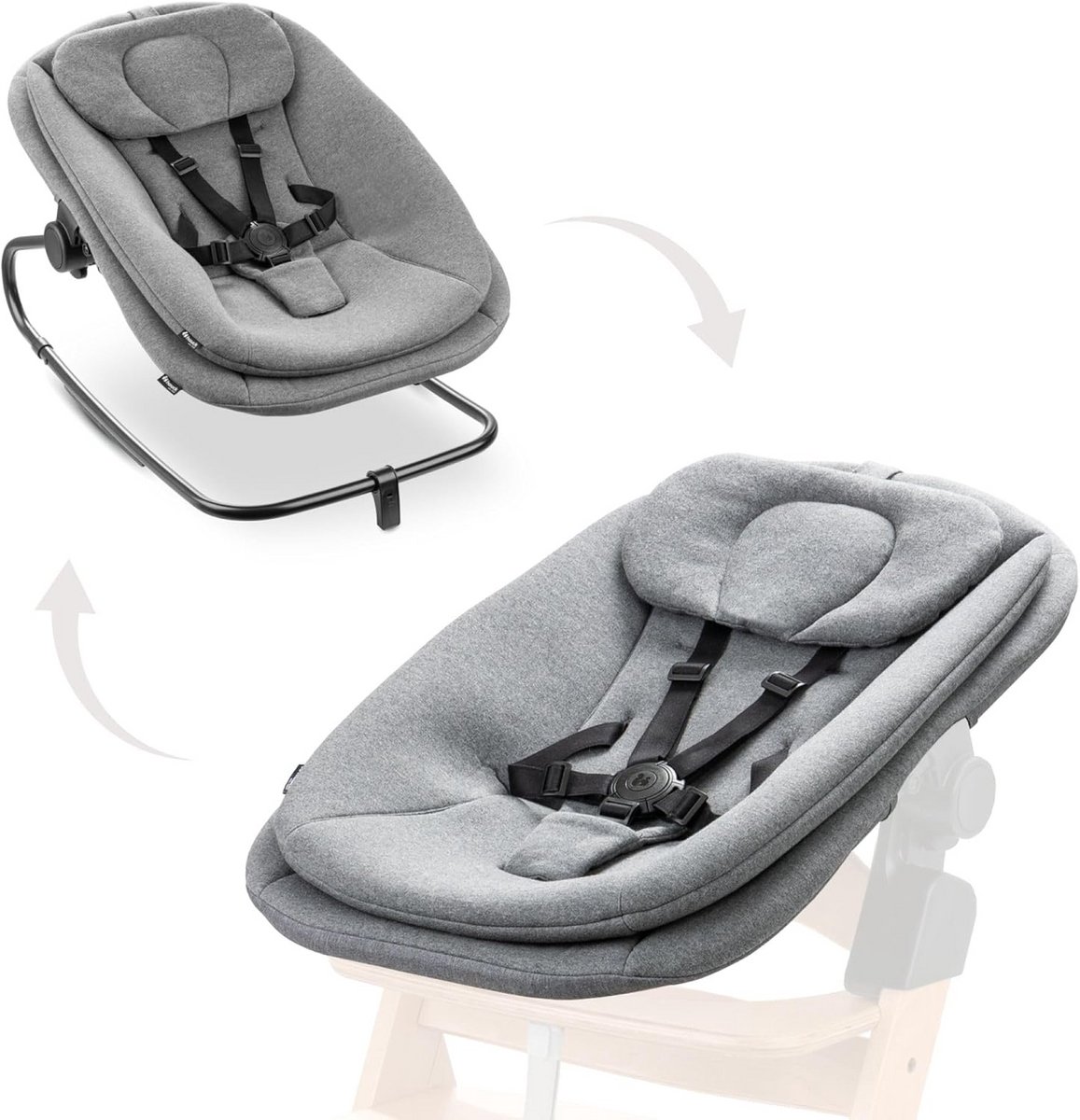 Ergonomische 3-in-1 Kinderstoelverkleiner Wipstoel voor Baby Vanaf Geboorte tot 15 kg