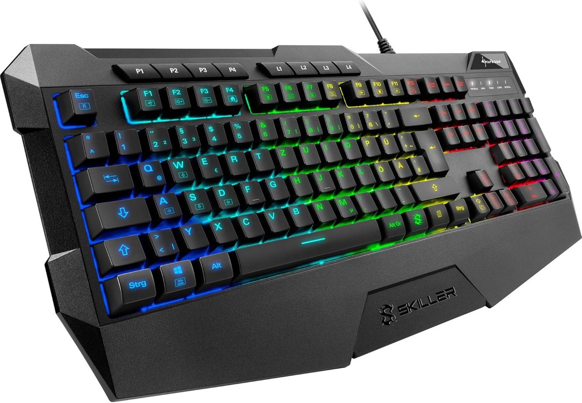 USB Toetsenbord met N-Key Rollover en RGB Verlichting
