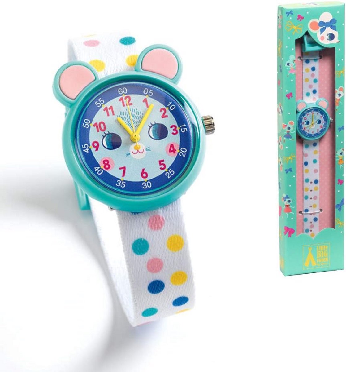 Kindersleutelklok Houten Leerhorloge voor Jonge Kinderen