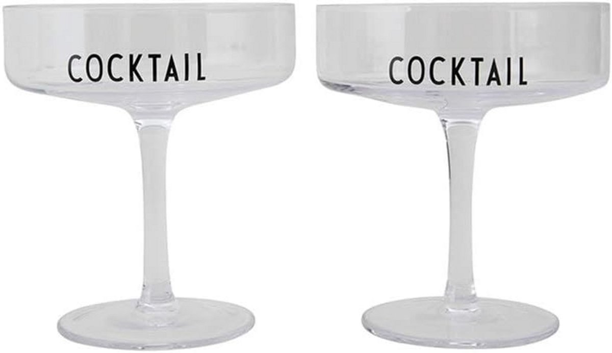 Set van 2 Cocktailglazen voor Longdrinks en Mixdrankjes