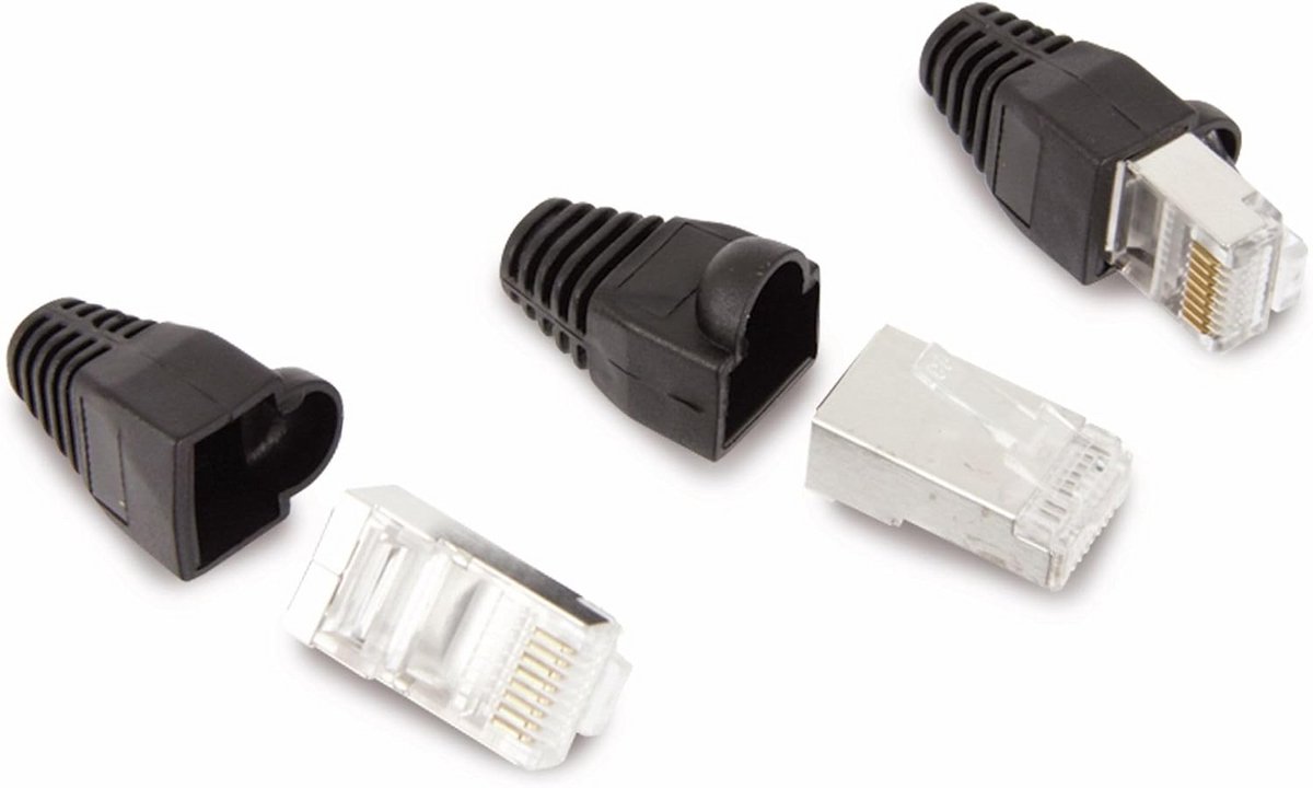 Afgeschermde Cat.5e RJ45 Netwerkkabel met Stekkers
