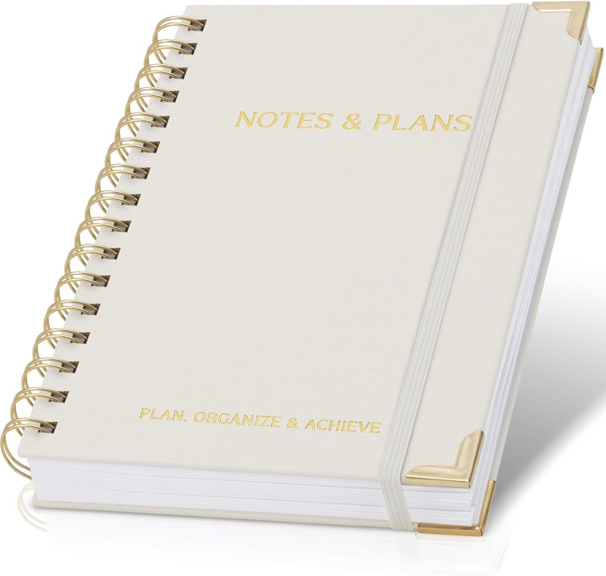 Dagplanner met Urenindeling en Spiraalbinding - To-Do Lijst Notitieboek voor Taken en Afspraken