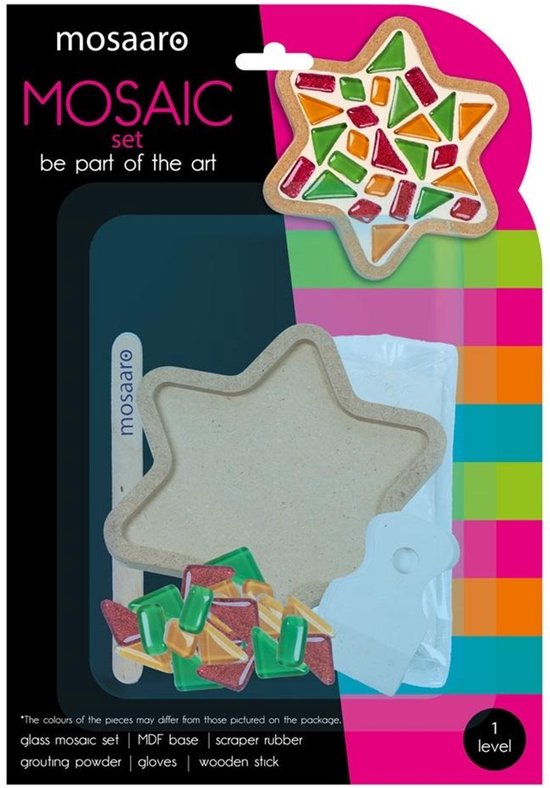 Mosaaro Ensemble de mosaïques en Glas Étoile MA1009