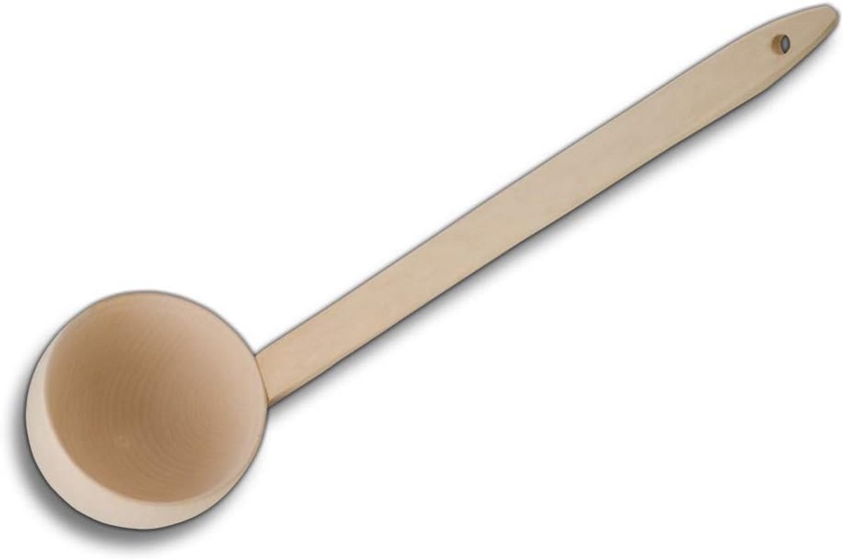 Houten Schep met Schuine Kop - Grote Keukenhulp of Garde