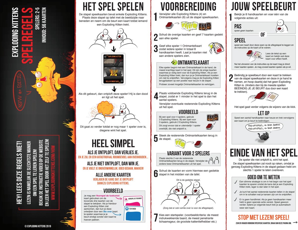Exploding Kittens NSFW - Kaartspel voor Volwassenen - Partyspel — afbeelding 7