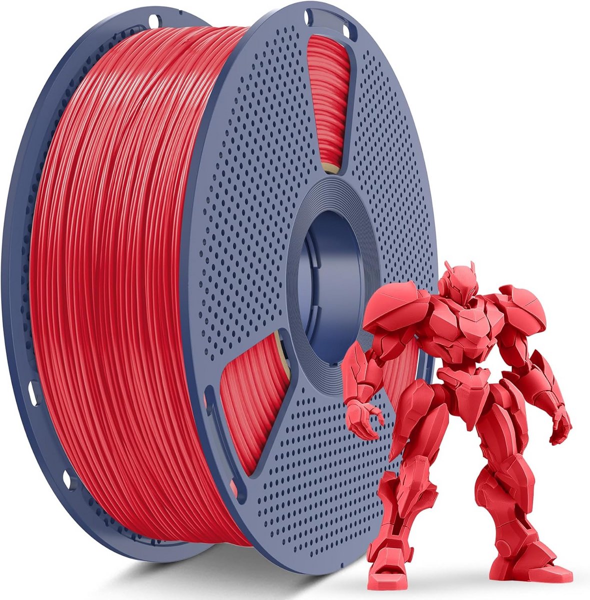 ABS Filament 1,75 mm Rood 1,75mm 1kg Hoge Temperatuurbestendigheid voor 3D Printer
