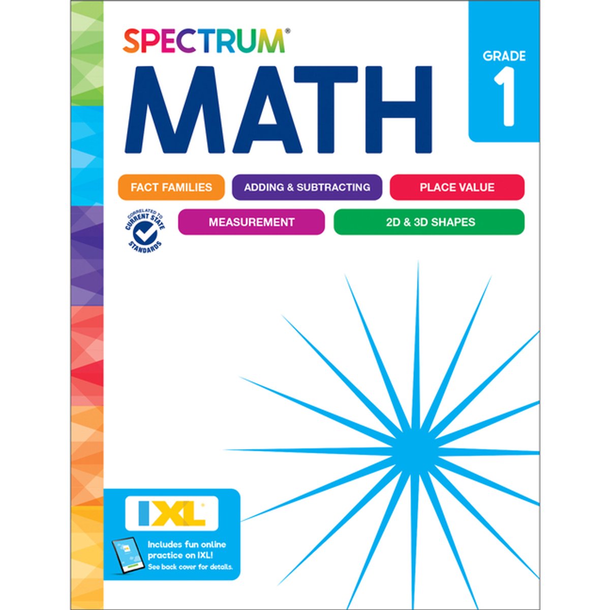 Omslag van Spectrum Math Workbook, Grade 1