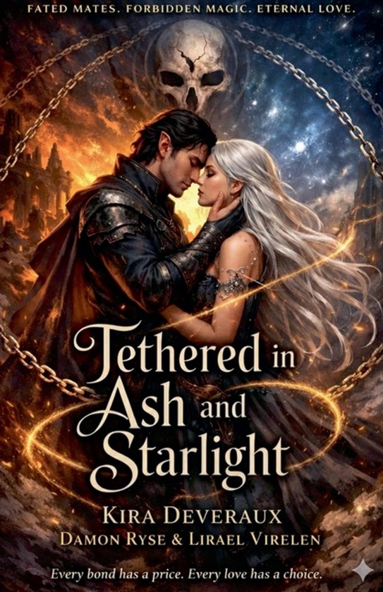 The Tethered Trilogy- Tethered in Ash and Starlight - cover